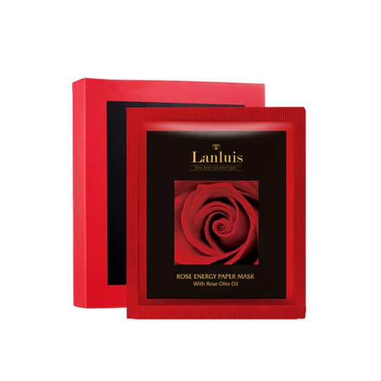 Lanluis Rose Energy Paper Mask (with anti-oxidant complex) 瞬間活顏初露玫瑰能量面膜